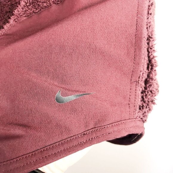 Nike Sherpa Therma Fleece Training Hoodie AR7404-652 Women's Size Small Red - Picture 8 of 10